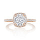 Cushion Bloom Engagement Ring