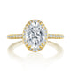 Oval Bloom Engagement Ring