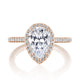Pear Bloom Engagement Ring