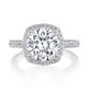 Cushion Bloom Engagement Ring