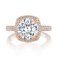 Cushion Bloom Engagement Ring