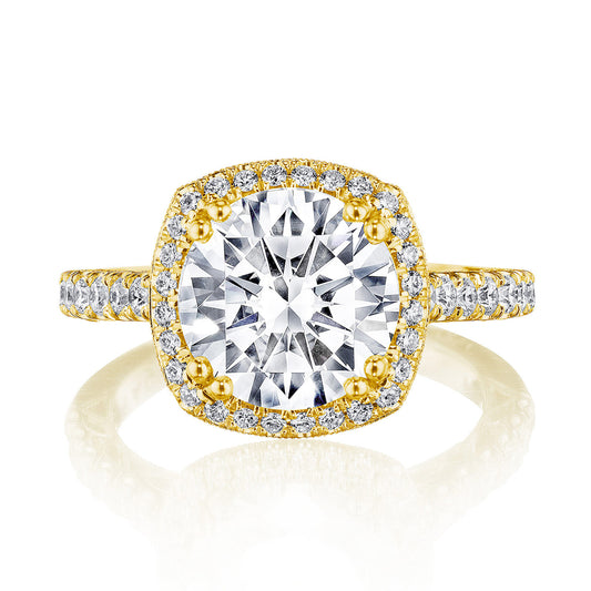 Cushion Bloom Engagement Ring