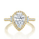 Pear 3-Stone Engagement Ring