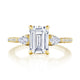 Emerald 3-Stone Engagement Ring