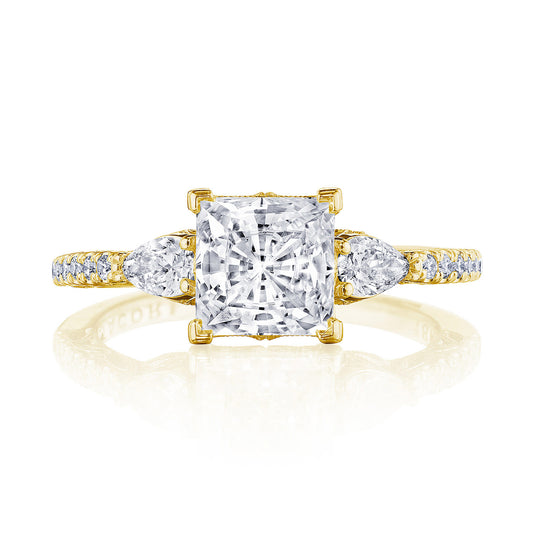 Princess 3-Stone Engagement Ring