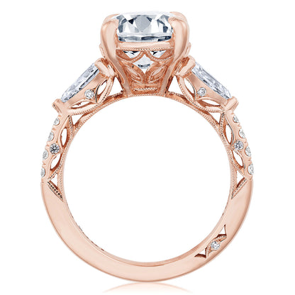 Oval 3-Stone Engagement Ring