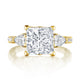 Princess 3-Stone Engagement Ring