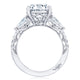 Round 3-Stone Engagement Ring