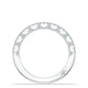 French Pavé Diamond Wedding Band