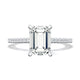 Emerald Solitaire Engagement Ring