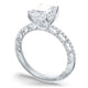 Emerald Solitaire Engagement Ring