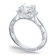 Cushion 3-Stone Engagement Ring