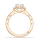 Cushion 3-Stone Engagement Ring