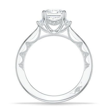 Emerald 3-Stone Engagement Ring