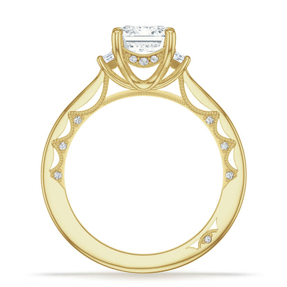 Emerald 3-Stone Engagement Ring