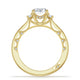 Oval 3-Stone Engagement Ring