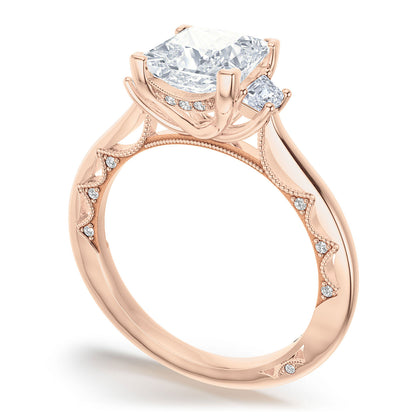 Princess 3-Stone Engagement Ring