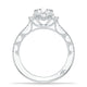 Cushion 3-Stone Engagement Ring
