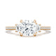 Cushion 3-Stone Engagement Ring