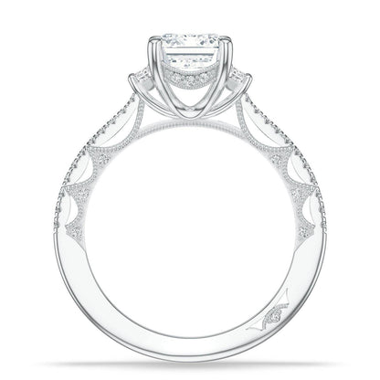 Emerald 3-Stone Engagement Ring