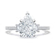 Pear 3-Stone Engagement Ring
