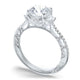 Round 3-Stone Engagement Ring