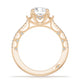 Round 3-Stone Engagement Ring