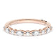 Marquise and Round Diamond Wedding Band, 2.20mm