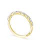 Marquise and Round Diamond Wedding Band, 2.20mm
