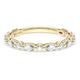 Marquise and Round Diamond Wedding Band, 2.20mm