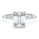 Emerald Solitaire Engagement Ring