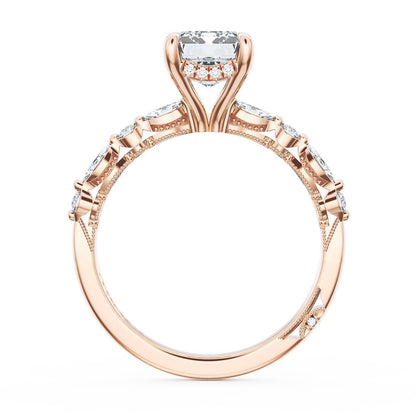 Emerald Solitaire Engagement Ring