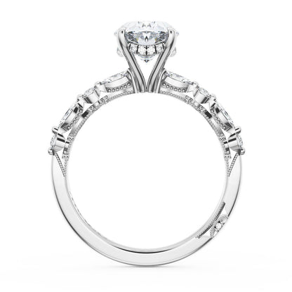 Oval Solitaire Engagement Ring