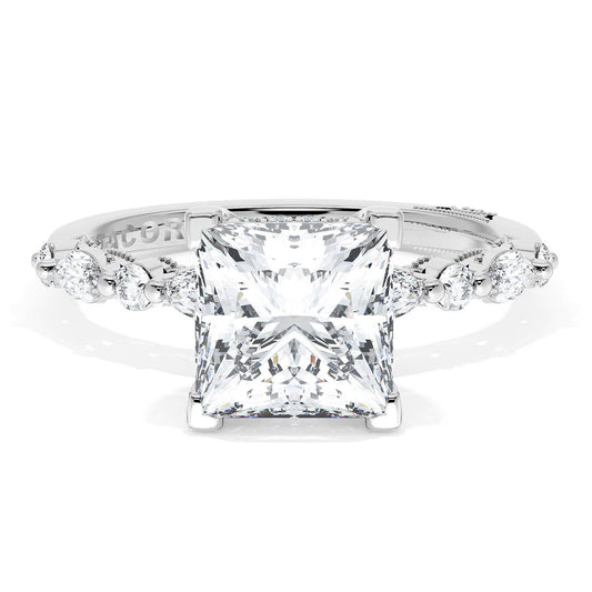 Princess Solitaire Engagement Ring