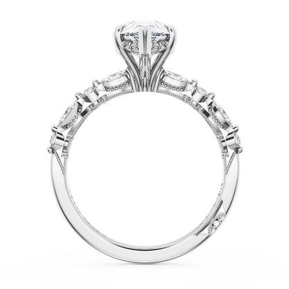 Pear Solitaire Engagement Ring