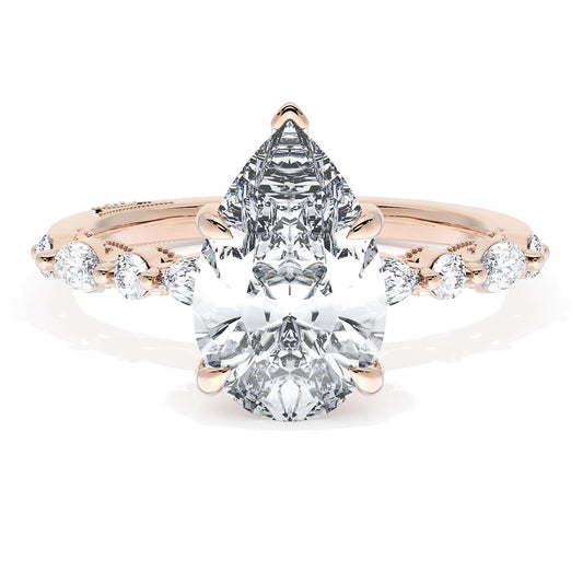 Pear Solitaire Engagement Ring