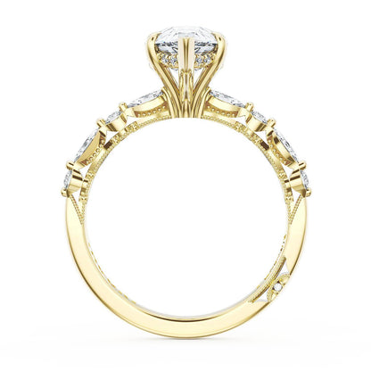 Pear Solitaire Engagement Ring