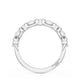 Marquise and Round Diamond Wedding Band, 2.80mm
