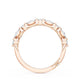Marquise and Round Diamond Wedding Band, 2.80mm