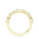 Marquise and Round Diamond Wedding Band, 2.80mm