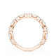 Marquise and Round Diamond Wedding Band, 2.80mm