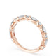 Marquise and Round Diamond Wedding Band, 2.80mm