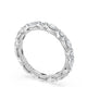 Marquise and Round Diamond Wedding Band, 2.80mm