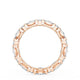 Marquise and Round Diamond Wedding Band, 2.80mm