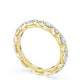 Marquise and Round Diamond Wedding Band, 2.80mm