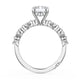 Emerald Solitaire Engagement Ring