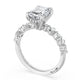 Emerald Solitaire Engagement Ring