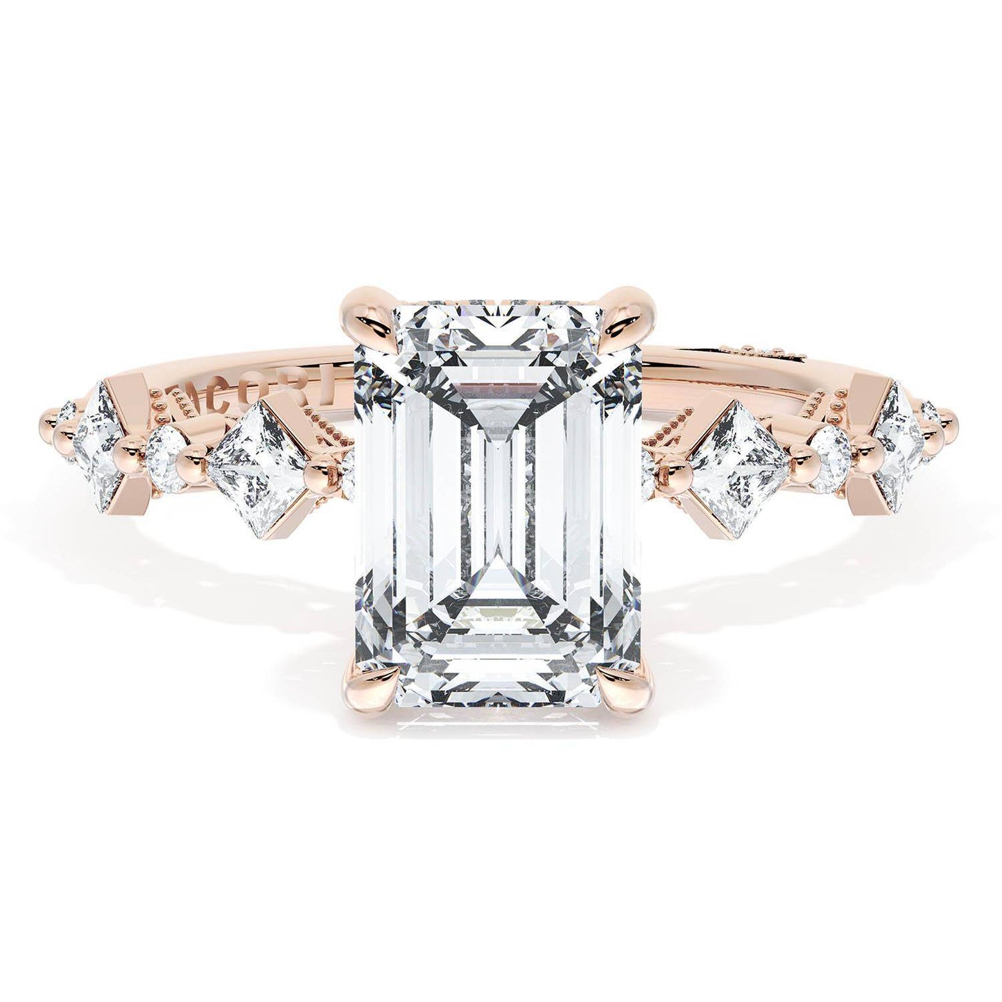 Emerald Solitaire Engagement Ring