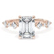 Emerald Solitaire Engagement Ring