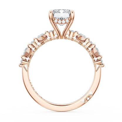 Emerald Solitaire Engagement Ring